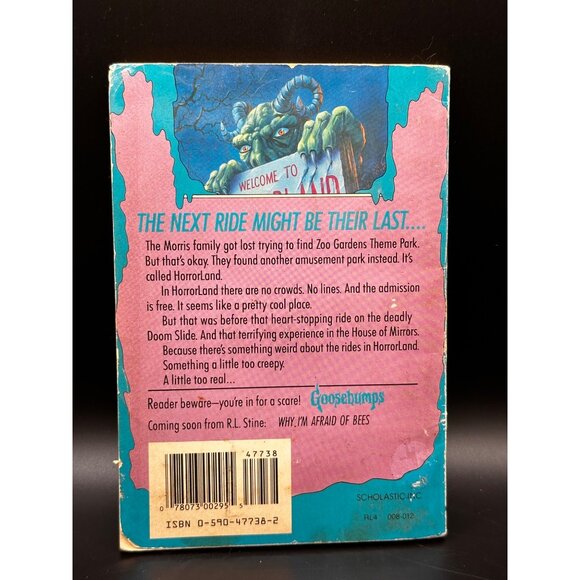 Goosebumps R.L. Stine Lot 5 Books #16 #18 #20 #22 #29 Horrorland Monster Blood - Picture 4 of 16
